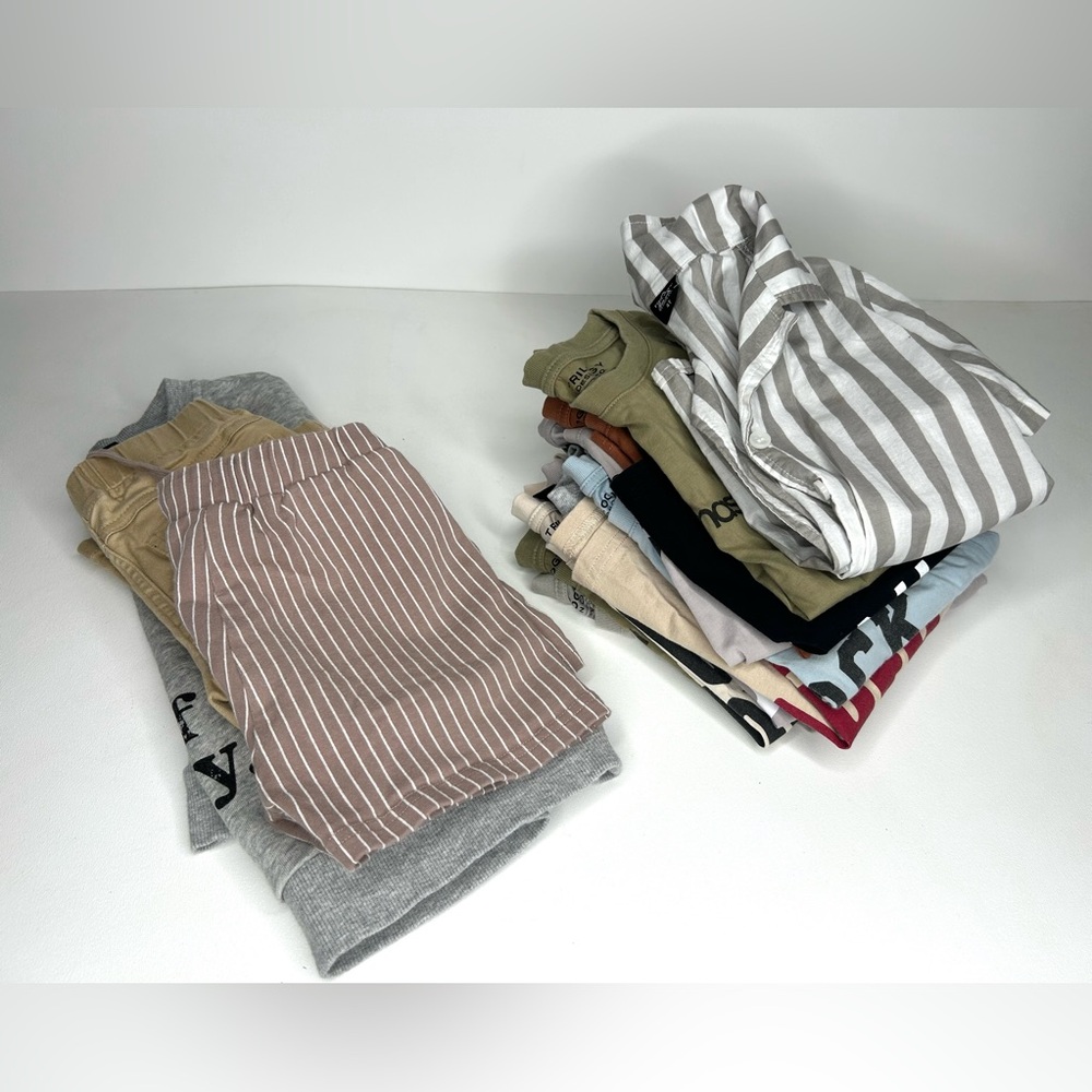 Trilogy boys lot | size 4T | 12 tops, sweater, shorts, pants